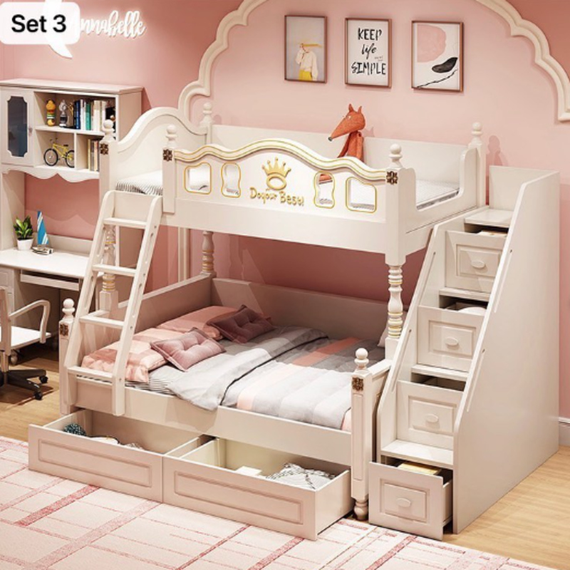 Set 3 : Bunk bed with mattress price 39,900 baht