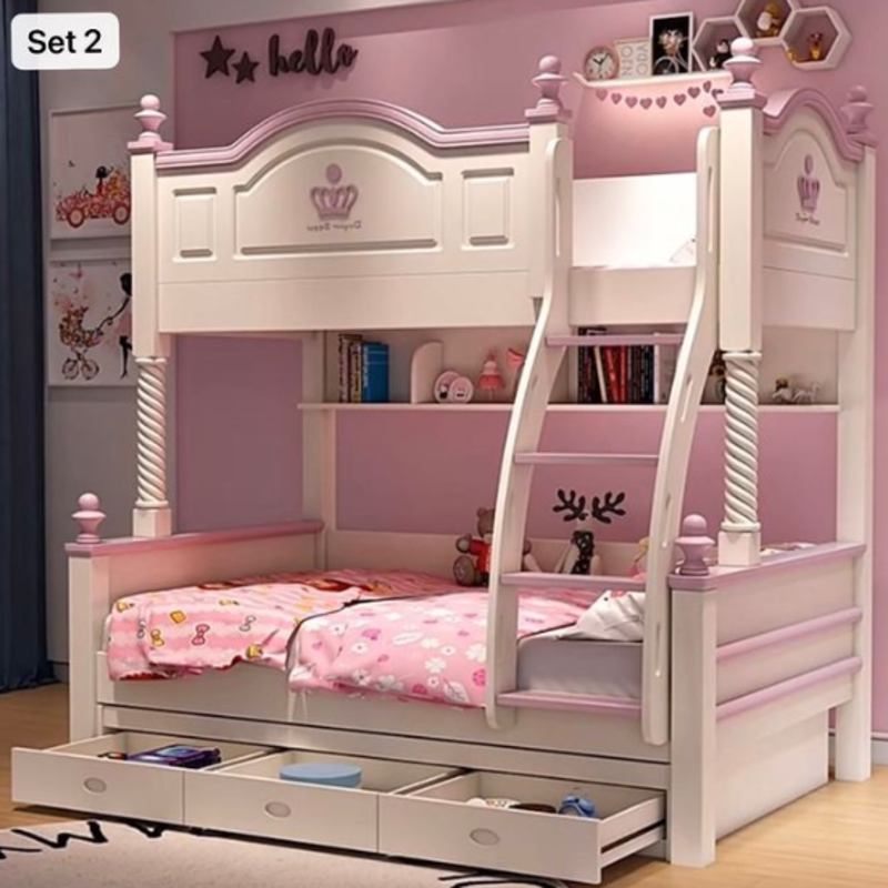 Set 2 : Bunk beds for children many size