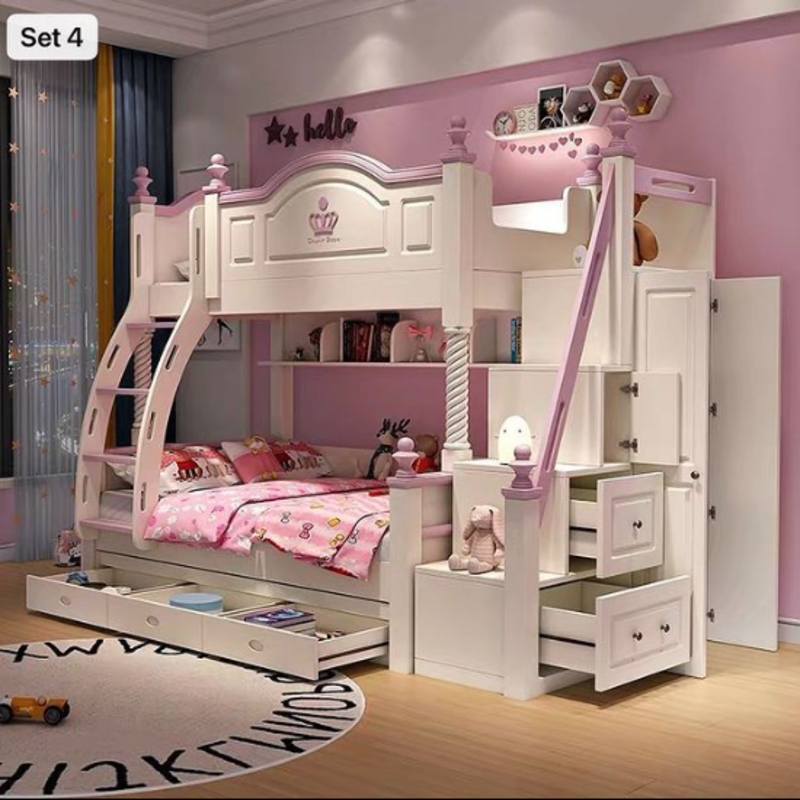 Set 4 : Bunk beds for children many size