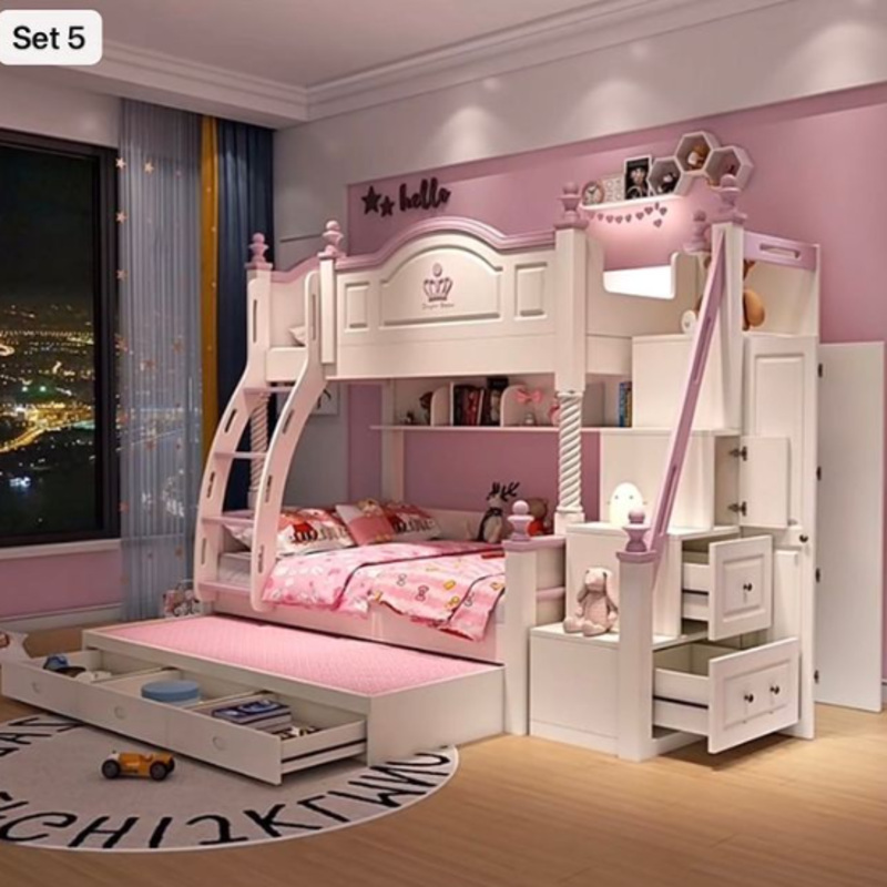 Set 5 : Bunk beds for children many size